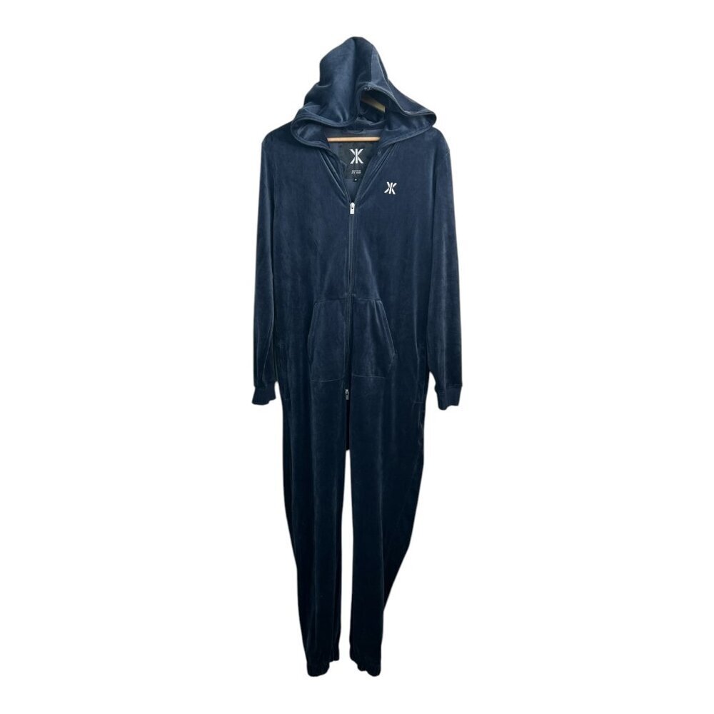 ONEPIECE Original Velour Unisex Jumpsuit  | Navy |‎ Size XL | Y2K Loungewear